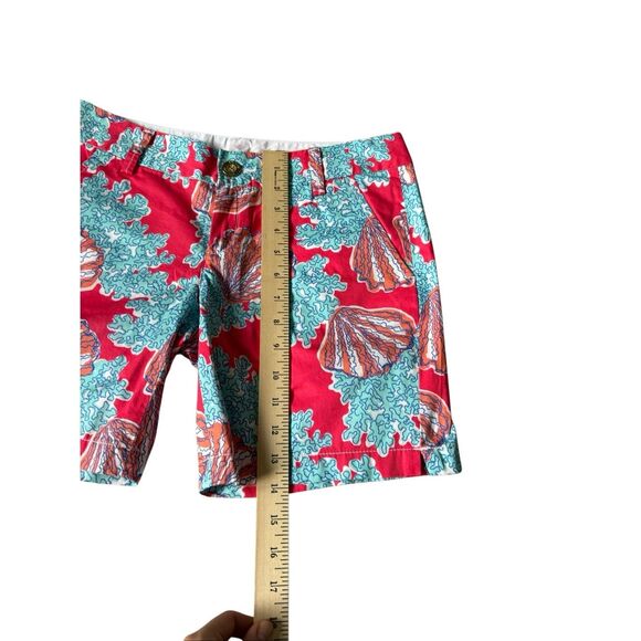 NEW Lilly Pulitzer Jayne Shorts size 2 Watermelon Red Blue Coral Coastal - Picture 9 of 15